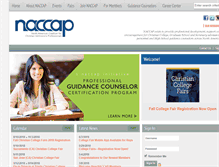 Tablet Screenshot of naccap.org